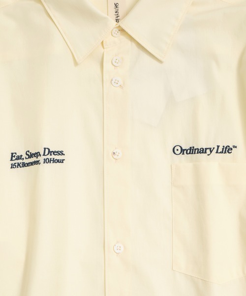 SHINYAKOZUKA（シンヤコヅカ）の「別注CLASSIC SHIRT(ISSUE8)（Tシャツ/カットソー・メンズ・サックスブルー/アイボリー/ストライプ・S/M）」の10枚目の写真