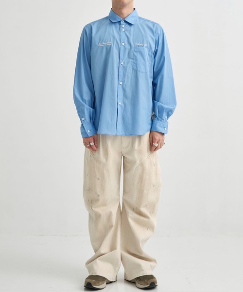 SHINYAKOZUKA（シンヤコヅカ）の「別注CLASSIC SHIRT(ISSUE8)（シャツ/ブラウス・メンズ・サックスブルー/アイボリー/ストライプ・S/M）」の13枚目の写真