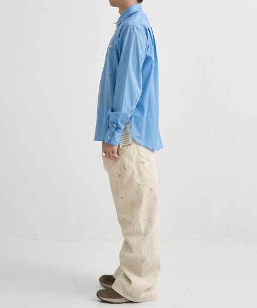 SHINYAKOZUKA（シンヤコヅカ）の「別注CLASSIC SHIRT(ISSUE8)（シャツ/ブラウス・メンズ・サックスブルー/アイボリー/ストライプ・S/M）」の14枚目の写真