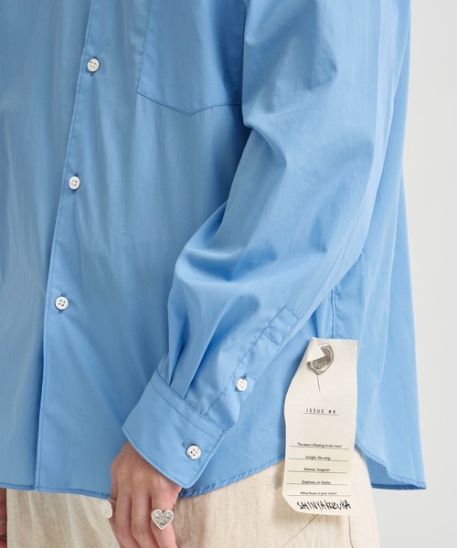 SHINYAKOZUKA（シンヤコヅカ）の「別注CLASSIC SHIRT(ISSUE8)（シャツ/ブラウス・メンズ・サックスブルー/アイボリー/ストライプ・S/M）」の19枚目の写真