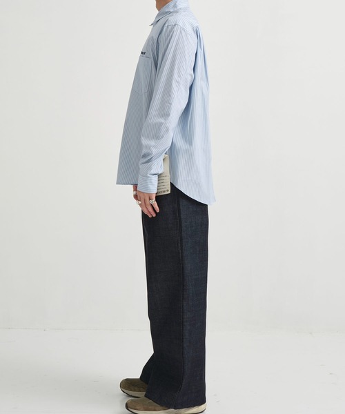 SHINYAKOZUKA（シンヤコヅカ）の「別注CLASSIC SHIRT(ISSUE8)（シャツ/ブラウス・メンズ・サックスブルー/アイボリー/ストライプ・S/M）」の21枚目の写真