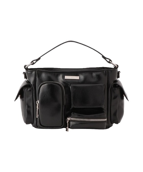anna sui nyc（アナ スイ エヌ ワイ シー）の「ANNA SUI NYC / アナスイエヌワイシー マルチポケットチビバッグ（ショルダーバッグ・レディース・シルバー/ブルー/ブラック系その他/ライトグリーン・FREE）」の2枚目の写真