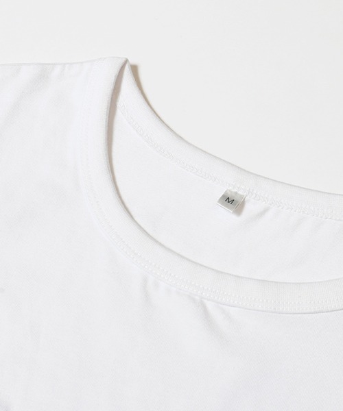 coca(coca)(コカ)の「刺繍入り半袖クルーネックトップス(Tシャツ/カットソー・レディース・ライトグレー/ホワイト・L/S/M)」の15枚目の写真