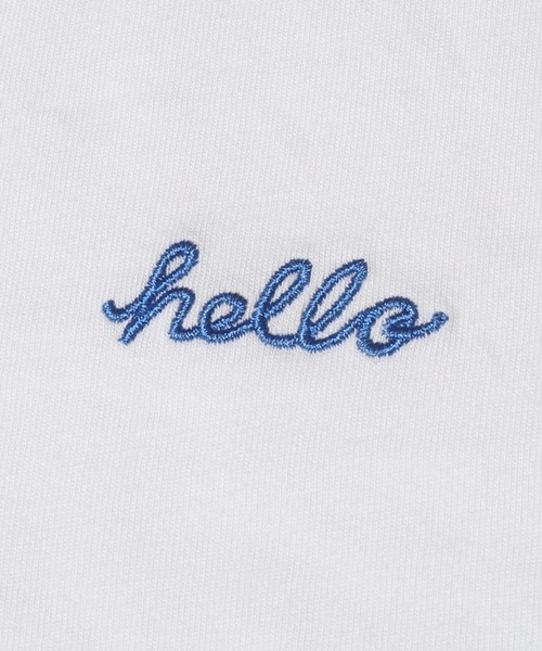 coca(coca)(コカ)の「刺繍入り半袖クルーネックトップス(Tシャツ/カットソー・レディース・ライトグレー/ホワイト・L/S/M)」の16枚目の写真