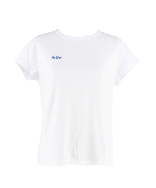 coca(coca)(コカ)の「刺繍入り半袖クルーネックトップス(Tシャツ/カットソー・レディース・ライトグレー/ホワイト・L/S/M)」の20枚目の写真
