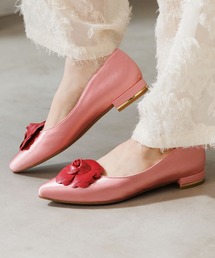 HIMIKO（ヒミコ）の「【HIMIKO】HANAE MORI×HIMIKO フラワーモチーフ フラットパンプス/661127（パンプス）」