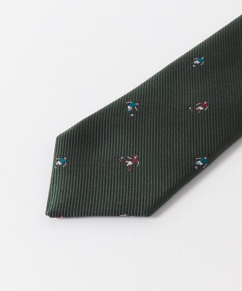 URBAN RESEARCH DOORS（アーバンリサーチドアーズ）の「LIFE STYLE TAILOR　フットボールモチーフタイ（ネクタイ・メンズ・グリーン/ネイビー・-）」の7枚目の写真