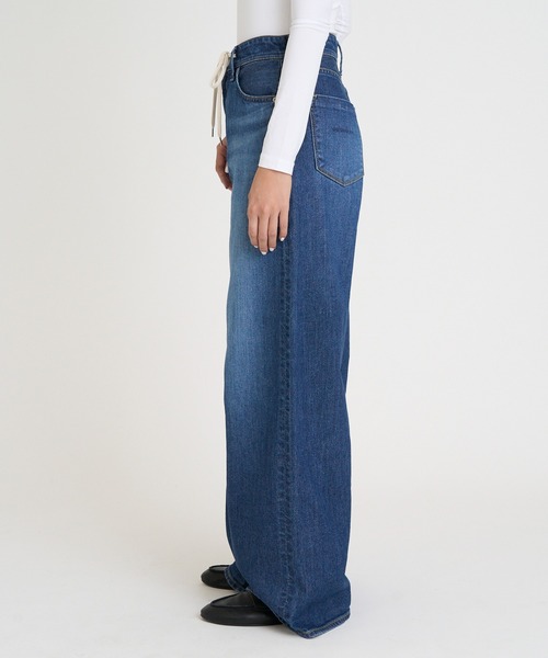 YANUK(ヤヌーク)の「Relax バギーストレート"MARY"(デニムパンツ・レディース・ブルー・L/M/S)」の5枚目の写真