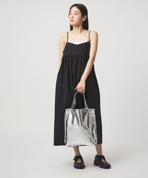 BINDU（ビンドゥー）の「【別注】＜BINDU＞メタリック トートバッグ（トートバッグ・レディース・シルバー/ブラウン系/ゴールド・FREE）」の5枚目の写真