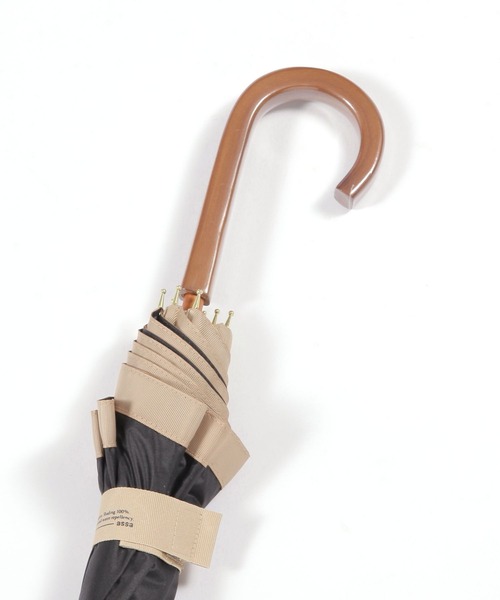 GEORGE'S（ジョージズ）の「BODY WRAP100 グログランテープ キャメル（長傘・レディース・ブラック/アイボリー・FREE）」の11枚目の写真