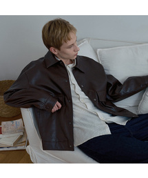 MINDBRIDGE（マインドブリッジ）の「[COUTURE]ブラウンレザートラッカー（ライダースジャケット）」