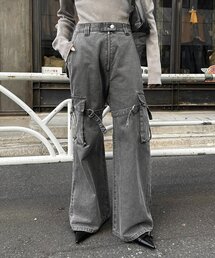 mline | [mline]ベルトデニムパンツ(デニムパンツ)