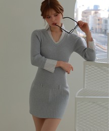 stripe shirt sereno mini dress/ストライプシャツセレーノミニドレス