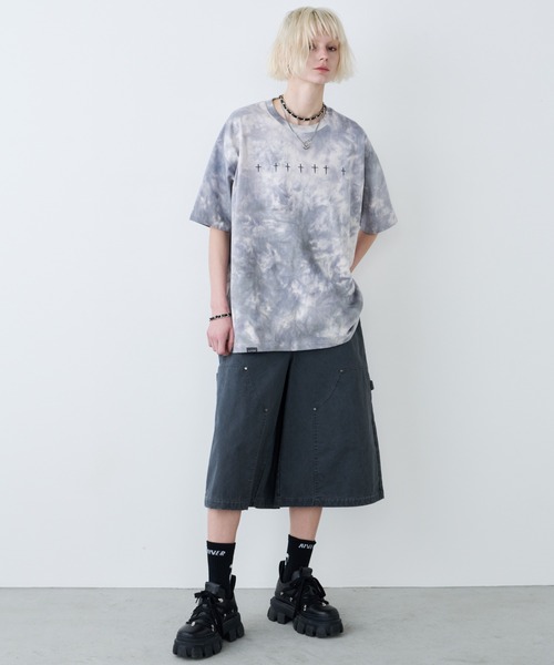 AIVER（アイバー）の「AIVER　S GRAVE S/S TEE (DYED)（Tシャツ/カットソー・メンズ・ブルー系その他/ホワイト系その他・SMALL/MEDIUM/LARGE）」の22枚目の写真