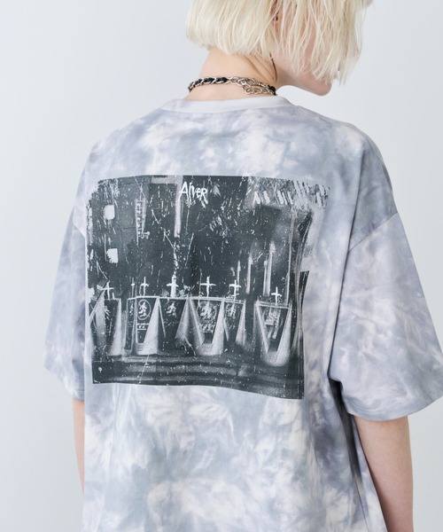 AIVER（アイバー）の「AIVER　S GRAVE S/S TEE (DYED)（Tシャツ/カットソー・メンズ・ブルー系その他/ホワイト系その他・SMALL/MEDIUM/LARGE）」の11枚目の写真