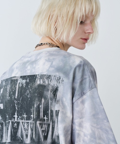 AIVER（アイバー）の「AIVER　S GRAVE S/S TEE (DYED)（Tシャツ/カットソー・メンズ・ブルー系その他/ホワイト系その他・SMALL/MEDIUM/LARGE）」の12枚目の写真