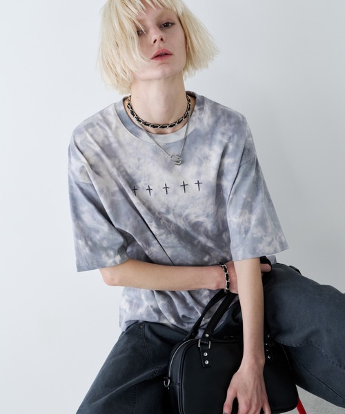 AIVER（アイバー）の「AIVER　S GRAVE S/S TEE (DYED)（Tシャツ/カットソー・メンズ・ブルー系その他/ホワイト系その他・SMALL/MEDIUM/LARGE）」の15枚目の写真