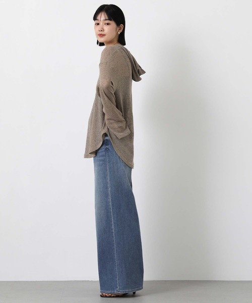 Gready Brilliant（グレディブリリアン）の「シアーフーディーカットソー（Tシャツ/カットソー・レディース・オフホワイト/ベージュ・FREE）」の13枚目の写真