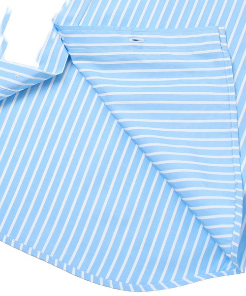 X-girl(エックスガール)の「STRIPED RHINESTONE S/S SHIRT(シャツ/ブラウス・レディース・ライトブルー/ピンク・S/M)」の17枚目の写真
