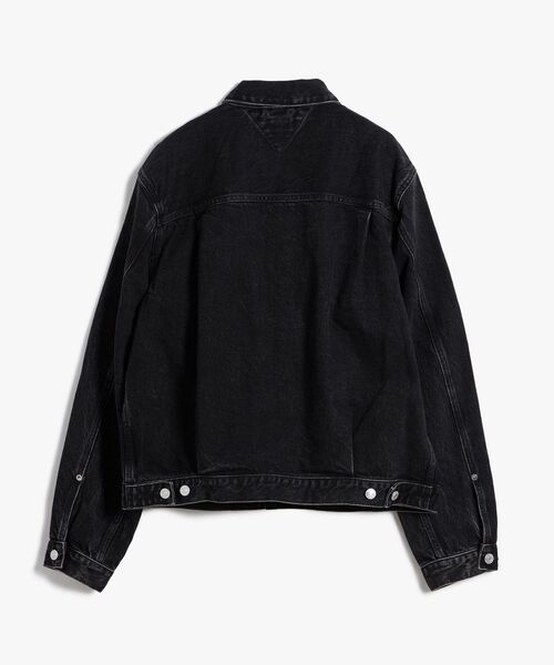 tommy jeans(トミー ジーンズ)の「プリーツデニムジャケット(ブルゾン・メンズ・ブラック・X-LARGE/LARGE/MEDIUM/SMALL)」の6枚目の写真