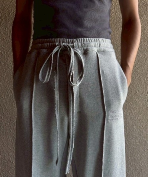 SHINYAKOZUKA（シンヤコヅカ）の「SHINYA KOZUKA/シンヤコズカ/ORDINARY HOME PANTALON（その他パンツ・メンズ・グレー/ブラック・S/XS）」の8枚目の写真