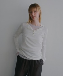 SHEER LAYERED CUT TOPS