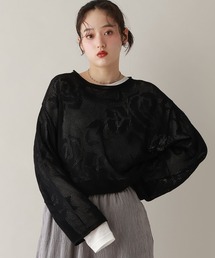 RAGEBLUE | 透かし編み/フラワーモチーフニット(ニット/セーター)