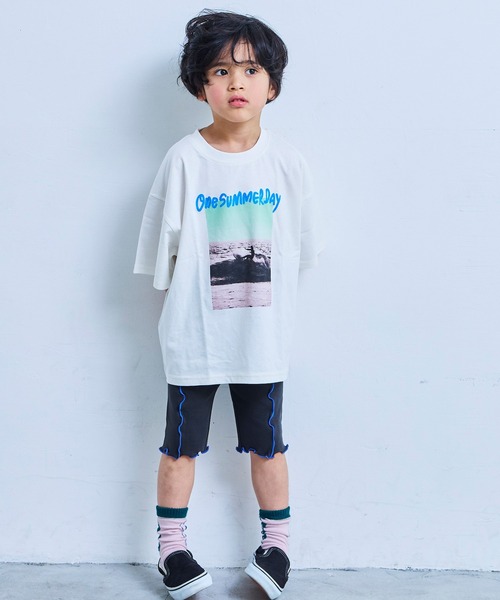 MARKEY'S(マーキーズ)の「無地メローバイカーパンツ(その他パンツ・キッズ・ライトブルー/ベージュ/ピンク/グレー/オフホワイト/ブラック・110/100/90/130/120/80/150/140)」の13枚目の写真