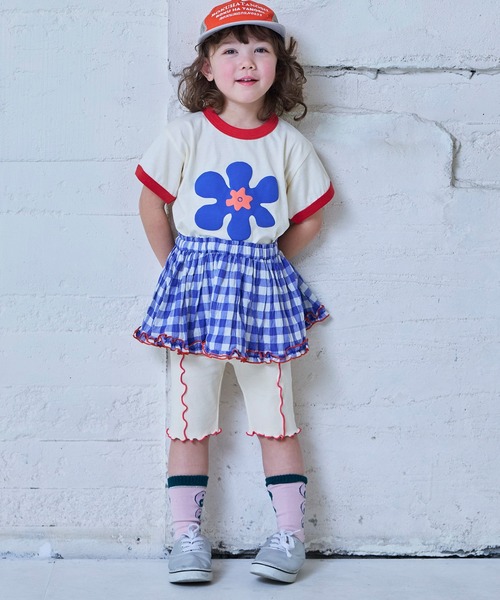 MARKEY'S(マーキーズ)の「無地メローバイカーパンツ(その他パンツ・キッズ・ライトブルー/ベージュ/ピンク/グレー/オフホワイト/ブラック・110/100/90/130/120/80/150/140)」の9枚目の写真
