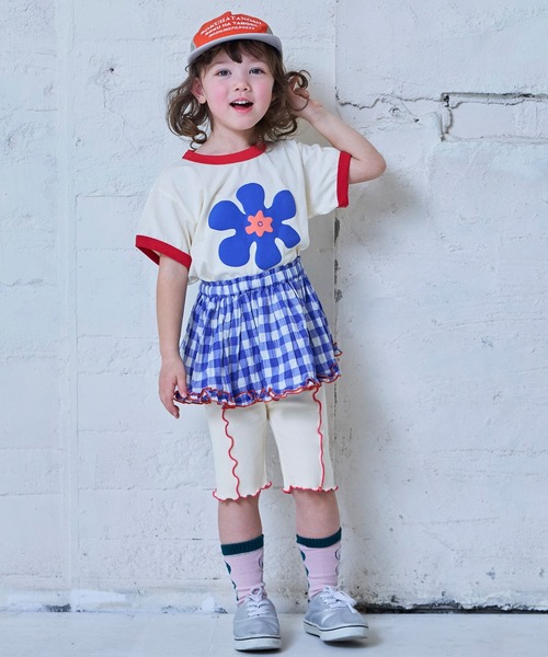 MARKEY'S(マーキーズ)の「無地メローバイカーパンツ(その他パンツ・キッズ・ライトブルー/ベージュ/ピンク/グレー/オフホワイト/ブラック・110/100/90/130/120/80/150/140)」の11枚目の写真