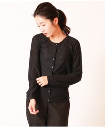 BACKYARD FAMILY（バックヤードファミリー）の「梨地 UネックUVカーディガン（カーディガン/ボレロ）」