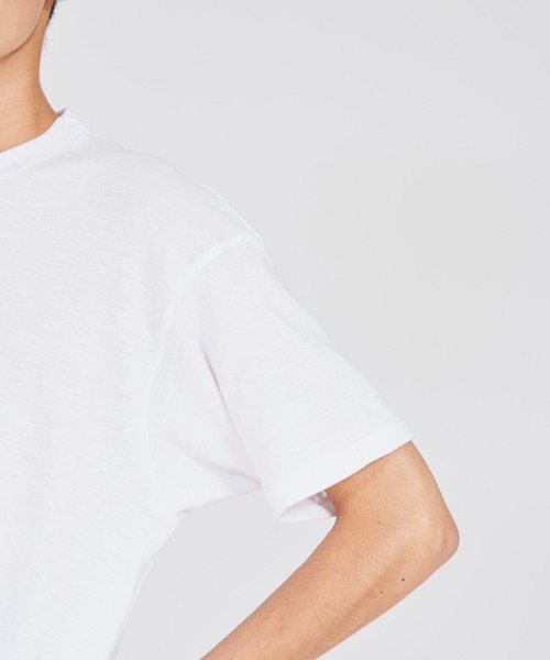 HANES(ヘインズ)の「【Hanes/ヘインズ】メンズ 【3枚組】アカラベルクルーネックTシャツ 赤パック(Tシャツ/カットソー・メンズ・ホワイト・X-LARGE/SMALL/MEDIUM/LARGE/X-SMALL)」の9枚目の写真