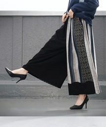 OTONA（オトナ）の「モード感じる、ストライプワイドパンツ（その他パンツ）」