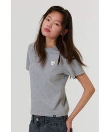 EMIS（イミス）の「(W) HEART RUBBER PATCH T-SHIRT（Tシャツ/カットソー）」