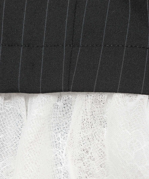 HARE（ハレ）の「2WAYイレヘムフリルジャケット(HARE)（テーラードジャケット・レディース・グレー/ブラック・FREE）」の17枚目の写真