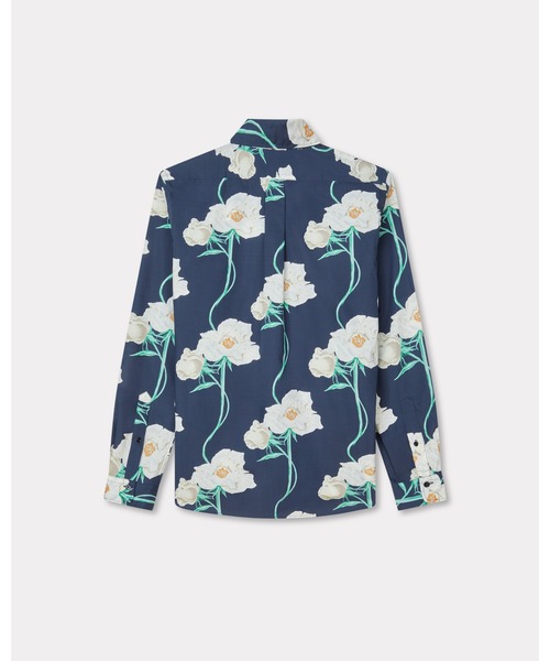 KENZO（ケンゾー）の「'KENZO Archive Rose' カジュアルシャツ イン コットン（シャツ/ブラウス・メンズ・ブルー系その他4・40/39）」の2枚目の写真