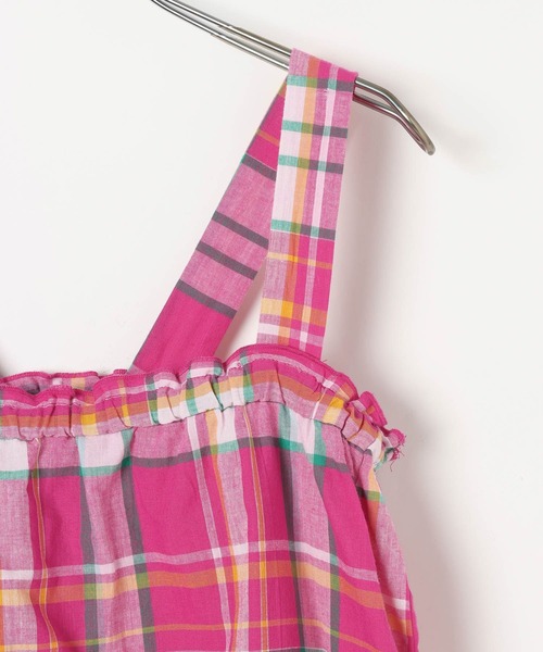 BAYFLOW（ベイフロー）の「マドラスチェックビスチェ（その他トップス・レディース・ネイビー/オレンジ系/ピンク・FREE）」の22枚目の写真