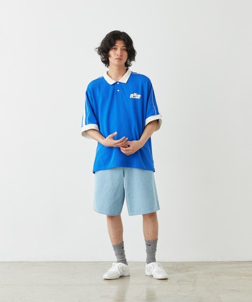 NIKE（ナイキ）の「《セットアップ対応商品》ナイキ スポーツウェア クラブ メンズ オーバーサイズド ショートスリーブ ポロ / Nike Sportswear Club Men's Oversized Short-Sleeve Polo IF0724-480 Game Royal（ポロシャツ・メンズ・ロイヤルブルー・XL/S/M/L/2XL）」の4枚目の写真