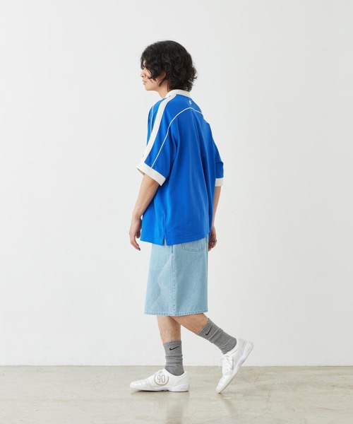 NIKE（ナイキ）の「《セットアップ対応商品》ナイキ スポーツウェア クラブ メンズ オーバーサイズド ショートスリーブ ポロ / Nike Sportswear Club Men's Oversized Short-Sleeve Polo IF0724-480 Game Royal（ポロシャツ・メンズ・ロイヤルブルー・XL/S/M/L/2XL）」の5枚目の写真