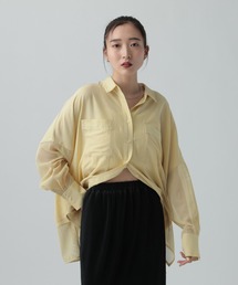 LEPSIM | 異素材切り替えポンチョシャツ　651444(シャツ/ブラウス)