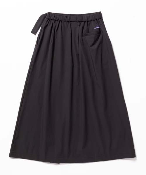 THOUSAND MILE(サウザンドマイル)の「THOUSAND MILE/サウザンドマイル WRAPPED SKIRT ワイドシルエット 腰ベルト タックスカート 2026年 夏 夏服 秋服(スカート・レディース・ブラック/チャコール・M/L)」の4枚目の写真