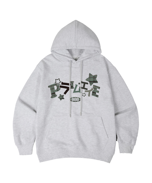 PRIMATE（プライメイト）の「[起毛/NO起毛] チェックシュガーオーバーサイズフードパーカー 9 COLORS（パーカー・メンズ・グレー系3/グレー系4/グレー系5/ブラウン系1/ブラウン系2/ライトグレー系2/ライトグレー系1/ブラック系2/ワイン系2/ネイビー系2/グレー系1/ブラック系1/ワイン系1/ネイビー系1/アイボリー系1/グレー系6/グレー系2/アイボリー系2・MEDIUM/LARGE/X-LARGE/SMALL）」の4枚目の写真