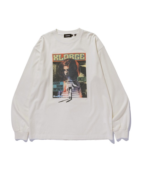 XLARGE(エクストララージ)の「UNCUT L/S TEE(Tシャツ/カットソー・メンズ・ネイビー/ブラック/オフホワイト・S/M/L/XL)」の2枚目の写真