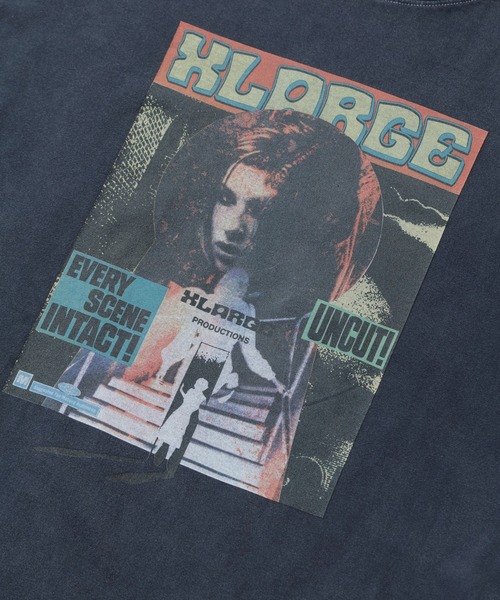 XLARGE(エクストララージ)の「UNCUT L/S TEE(Tシャツ/カットソー・メンズ・ネイビー/ブラック/オフホワイト・S/M/L/XL)」の6枚目の写真