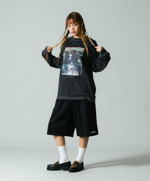XLARGE(エクストララージ)の「UNCUT L/S TEE(Tシャツ/カットソー・メンズ・ネイビー/ブラック/オフホワイト・S/M/L/XL)」の13枚目の写真