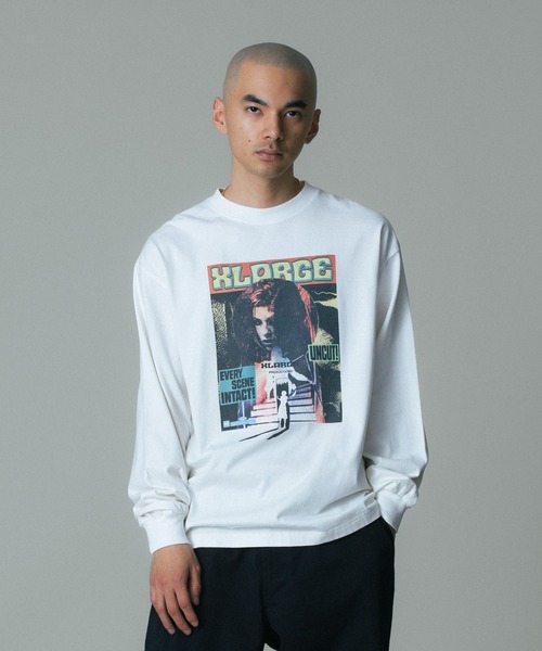 XLARGE(エクストララージ)の「UNCUT L/S TEE(Tシャツ/カットソー・メンズ・ネイビー/ブラック/オフホワイト・S/M/L/XL)」の12枚目の写真