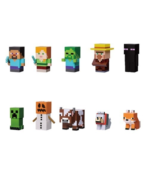 マインクラフト ソフビパペットマスコット【種類ランダム】（おもちゃ