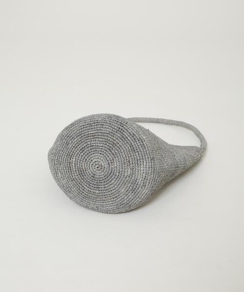 MADE IN MADA(メイドインマダ)の「MADE IN MADA/NAVIO BAG(かごバッグ・レディース・ベージュ系その他4/ライトグレー・FREE)」の5枚目の写真