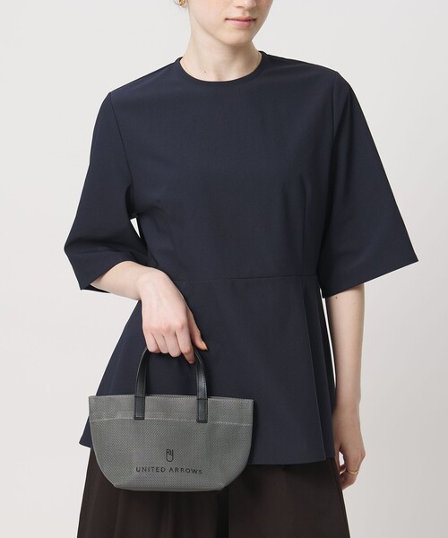 UNITED ARROWS(ユナイテッドアローズ)の「コンビ メッシュ トートバッグ S(トートバッグ・レディース・ベージュ/ブラック/グレー系/ネイビー・FREE)」の3枚目の写真