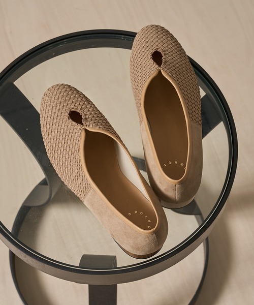 Post Production】Tear Pumps Mesh Goat Suede（パンプス）｜Post